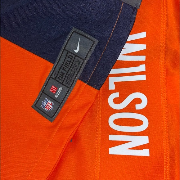 Nike Russell Wilson #3 Jersey NFL Denver Broncos On Field Large Shirt Top - Picture 4 of 4